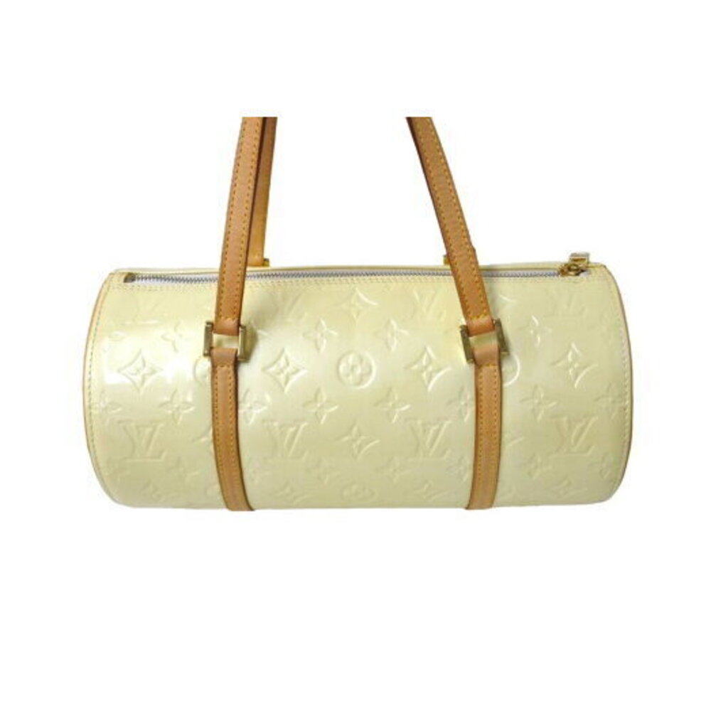 Louis Vuitton Bedford Handbag Monogram Vernis Patent Cylindrical Yellow - Picture 3 of 8